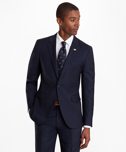 brooks brothers pinstripe suit