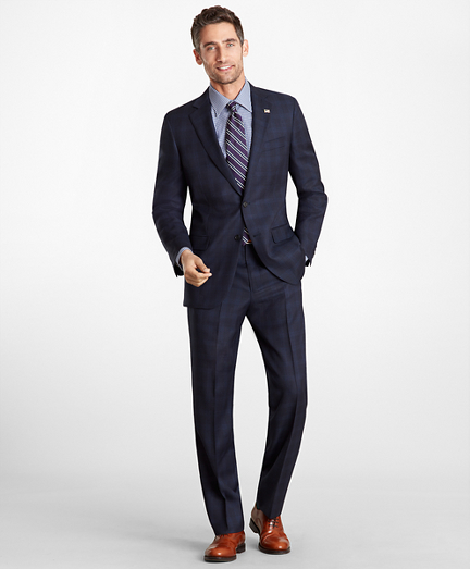 Madison Fit Plaid 1818 Suit