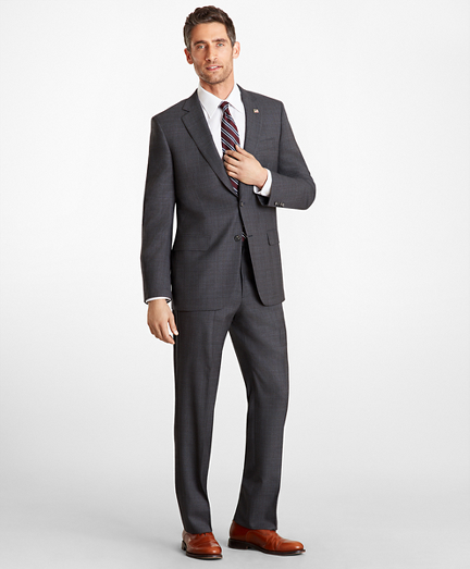 Madison Fit Plaid 1818 Suit