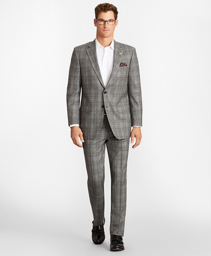 Madison Fit Glen Plaid 1818 Suit