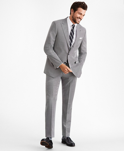 brooks brothers grey suit