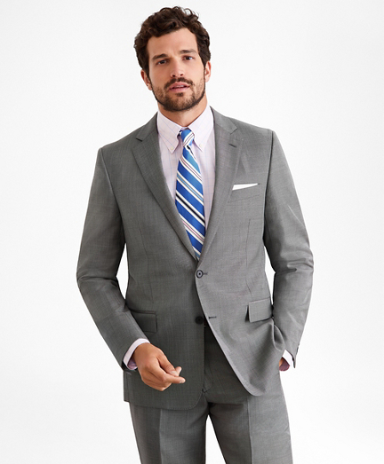 brooks brothers grey suit