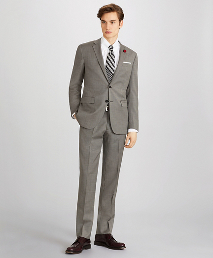 brooks brothers charcoal grey suit