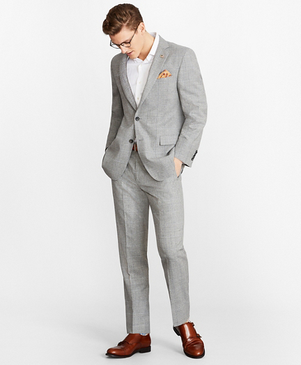Regent Fit Multi-Plaid 1818 Suit