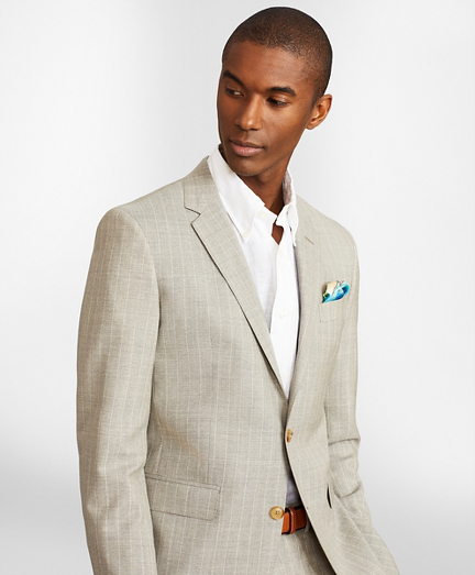 Milano Fit Stripe 1818 Suit - Brooks Brothers