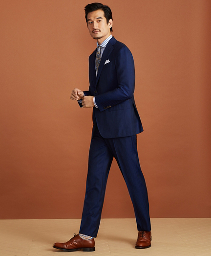 Golden Fleece&reg; Striped Wool Suit