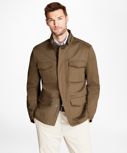 Water-Repellent Cotton Jacket - Brooks Brothers