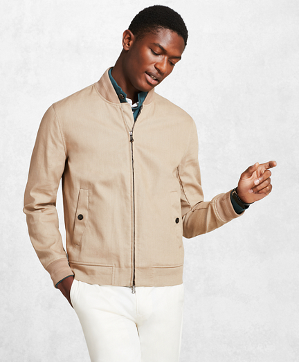 Golden Fleece&reg; Linen Bomber