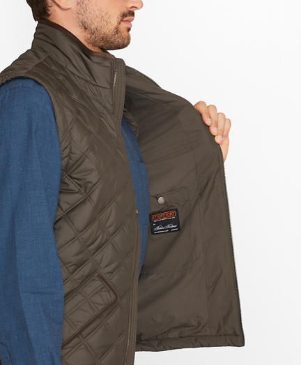 brooks brothers quilted vest