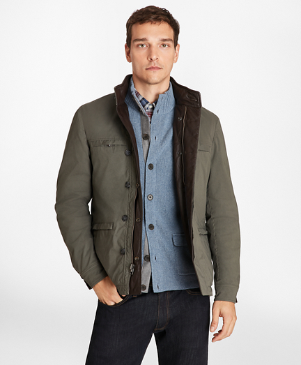 Reversible leather Jacket | Brooks Brothers