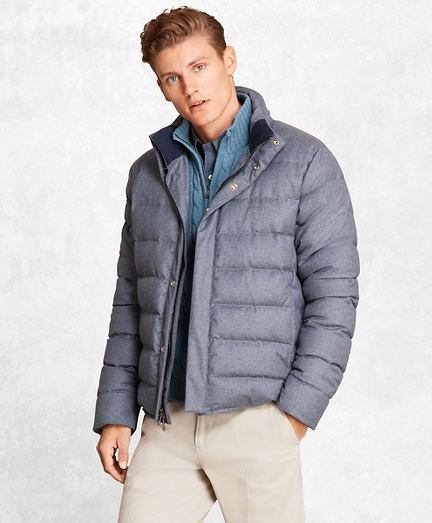 puffer fleece jacket