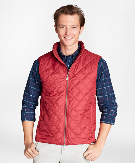 Diamond Quilted Vest - Brooks Brothers