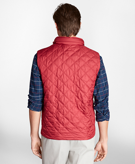 brooks vest mens red