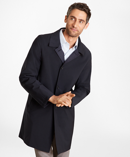Reversible Single-Breasted Trench Coat 