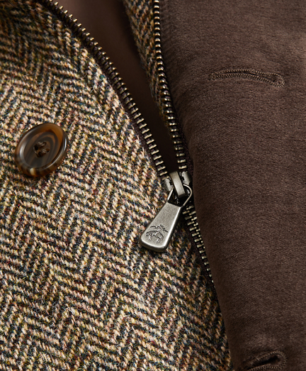 harris tweed field coat