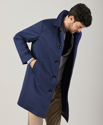 WaterRepellent Cordura Trench Coat Brooks Brothers