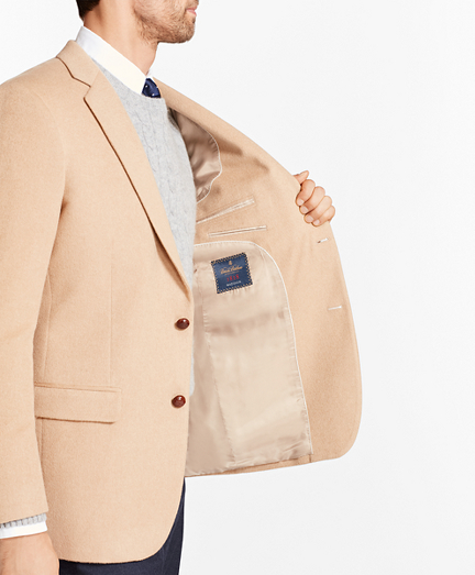 brooks brothers camel blazer