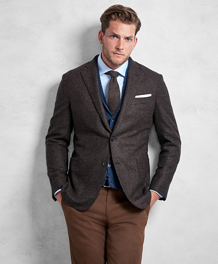 Golden Fleece&reg; Brown Rust Texture Sport Coat