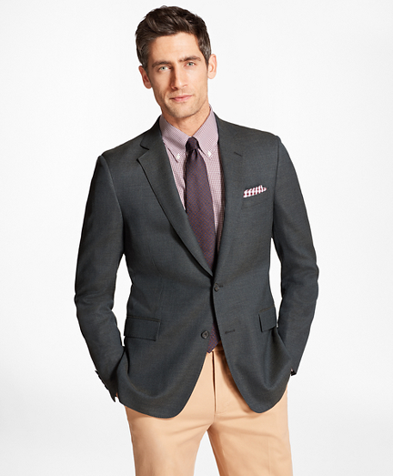 Regent Fit Hopsack Sport Coat - Brooks Brothers