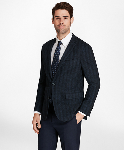 brooks brothers herringbone sport coat