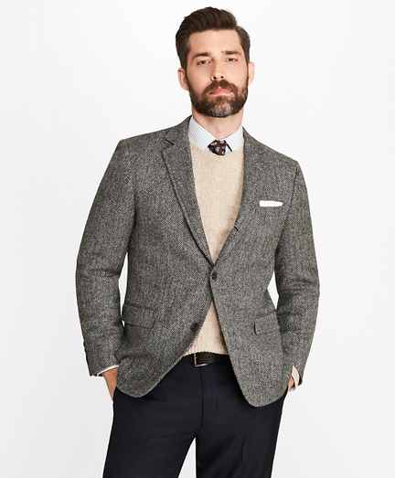 brooks brothers herringbone sport coat