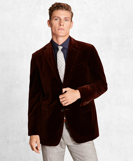 velvet sport coat