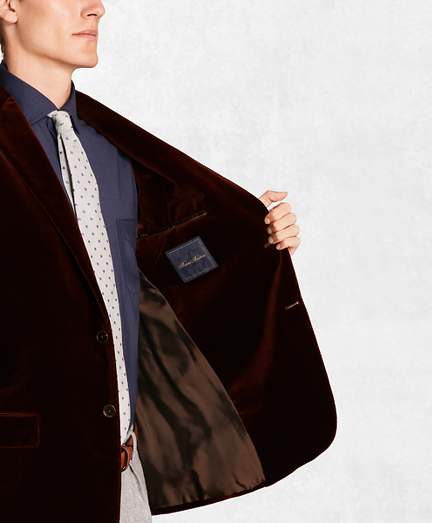 brooks brothers velvet jacket