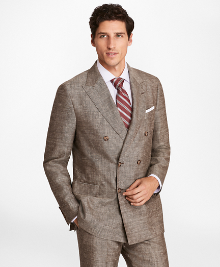 Regent Fit Double-Breasted Wool Blend 