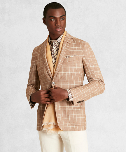 Golden Fleece&reg; Wool-Blend Check Twill Sport Coat