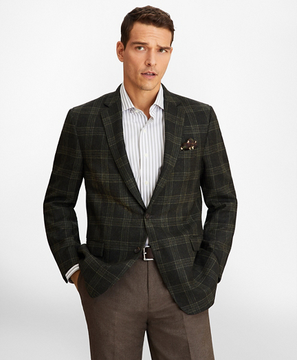 brooks brothers plaid blazer