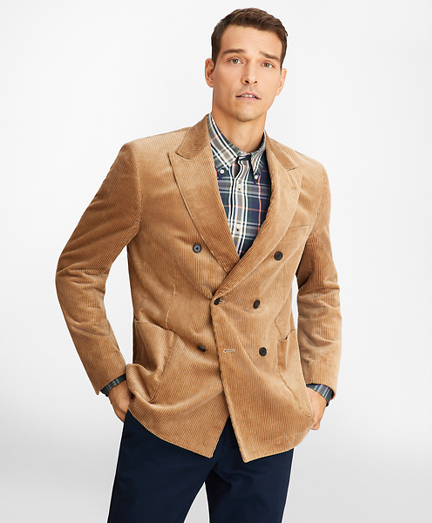 double breasted corduroy coat