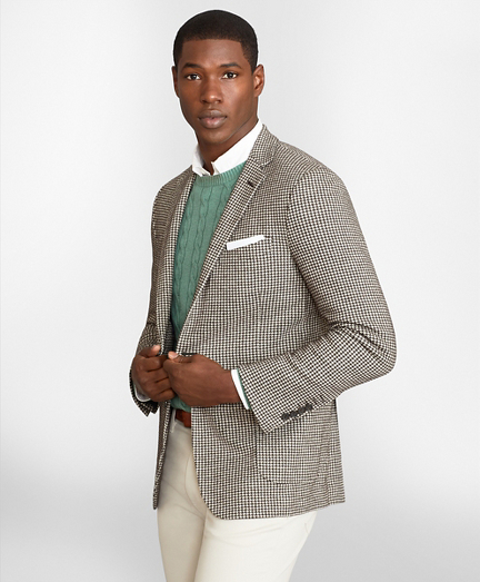 brooks brothers houndstooth blazer