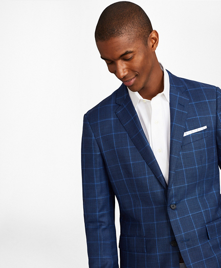 brooks brothers windowpane suit