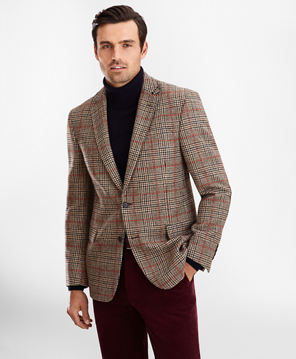 Regent Fit Plaid Sport Coat