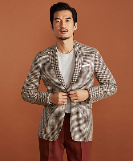 brooks brothers houndstooth blazer