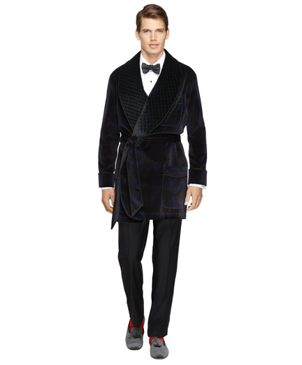 Men's Signature Tartan Smoking Jacket