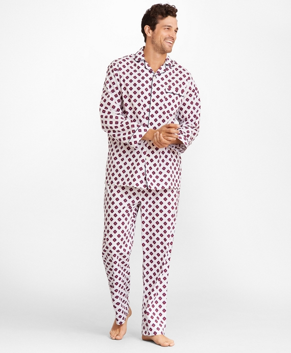 Neat Print Pajamas - Brooks Brothers