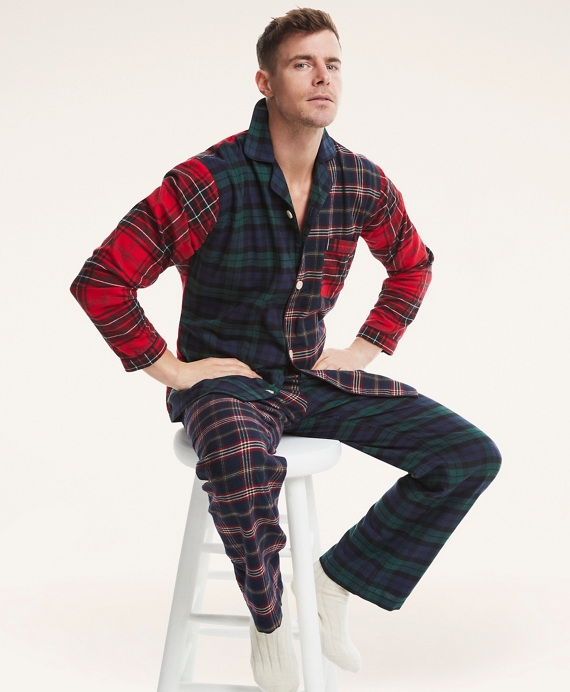 Fun Tartan Flannel Pajamas Multi