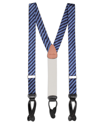 Diagonal Stripe Suspenders