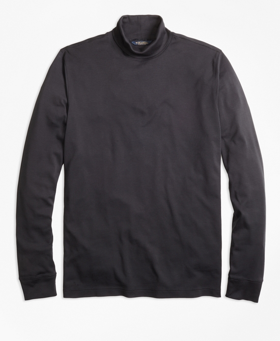Men's Supima Cotton Long-Sleeve Turtleneck Shirt | Brooks Brothers