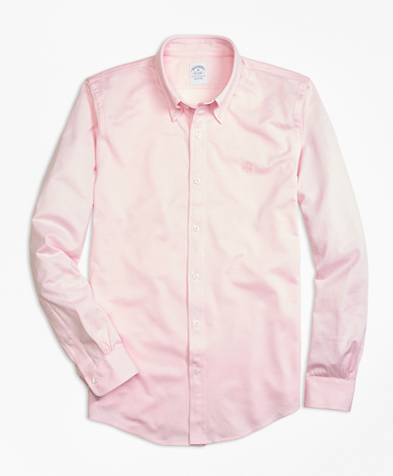Supima&reg; Cotton Button-Down Knit Shirt