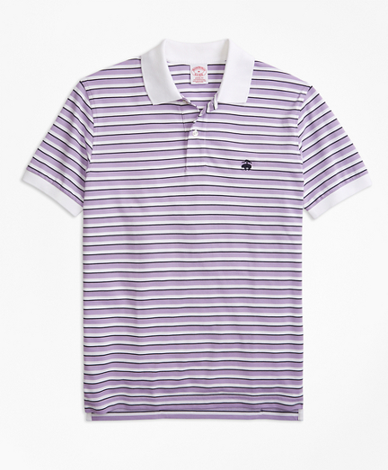 Original Fit Supima&reg; Oxford Stripe Polo Shirt