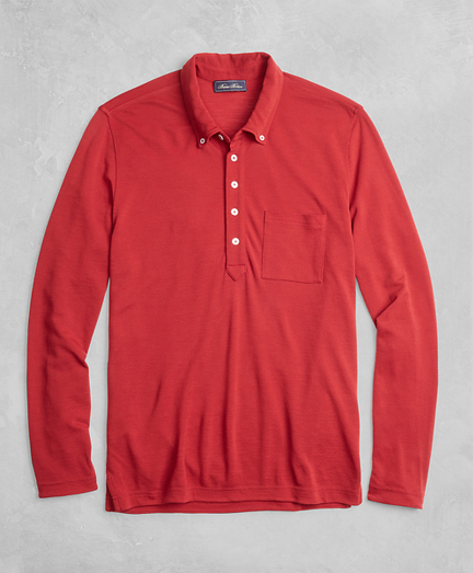 Long-Sleeve Polo Shirt 