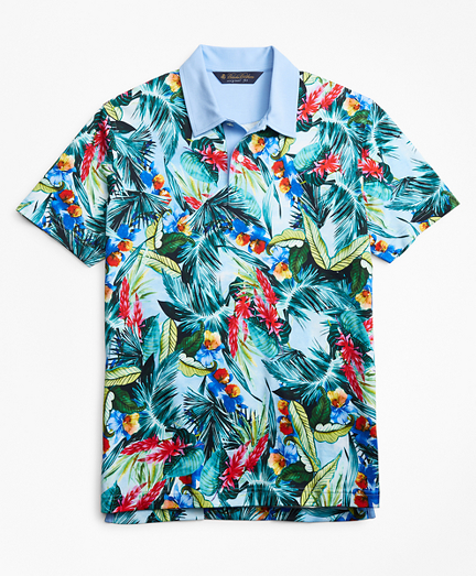 Original Fit Bold Tropical Print Polo 