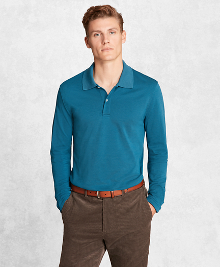 brooks brothers long sleeve polo