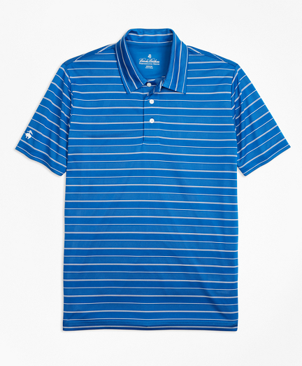 Performance Series Bird's-Eye Stripe Polo Shirt