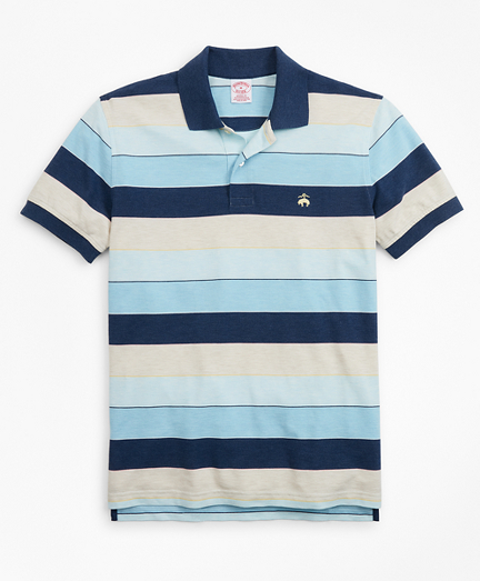 Original Fit Bold Stripe Polo Shirt - Brooks Brothers
