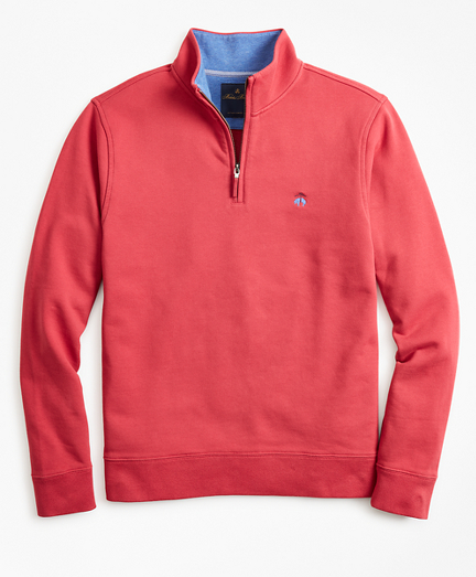 French Terry Half-Zip - Brooks Brothers