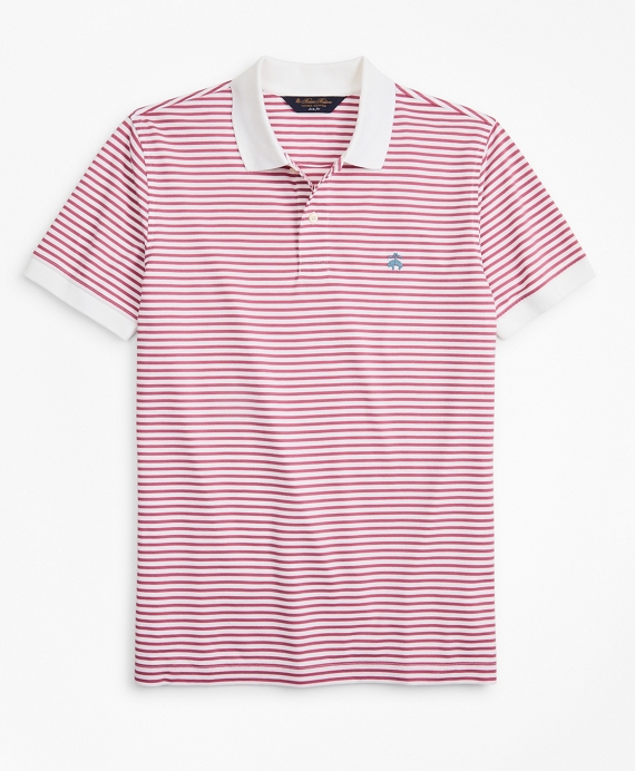 Slim Fit Feeder Stripe Polo Shirt - Brooks Brothers