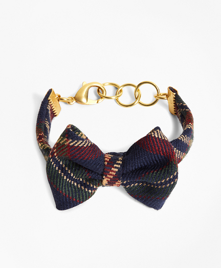 Kiel James Patrick Signature Tartan Bow Tie Bracelet